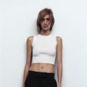 Zara knit tank top